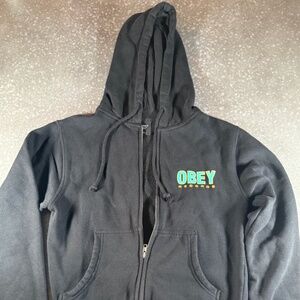 OBEY Women's zipped hoodie - Size XS